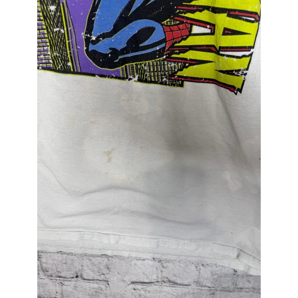 Marvel Spider Man Graphic T Shirt White Men's Size Large L - Picture 3 of 8